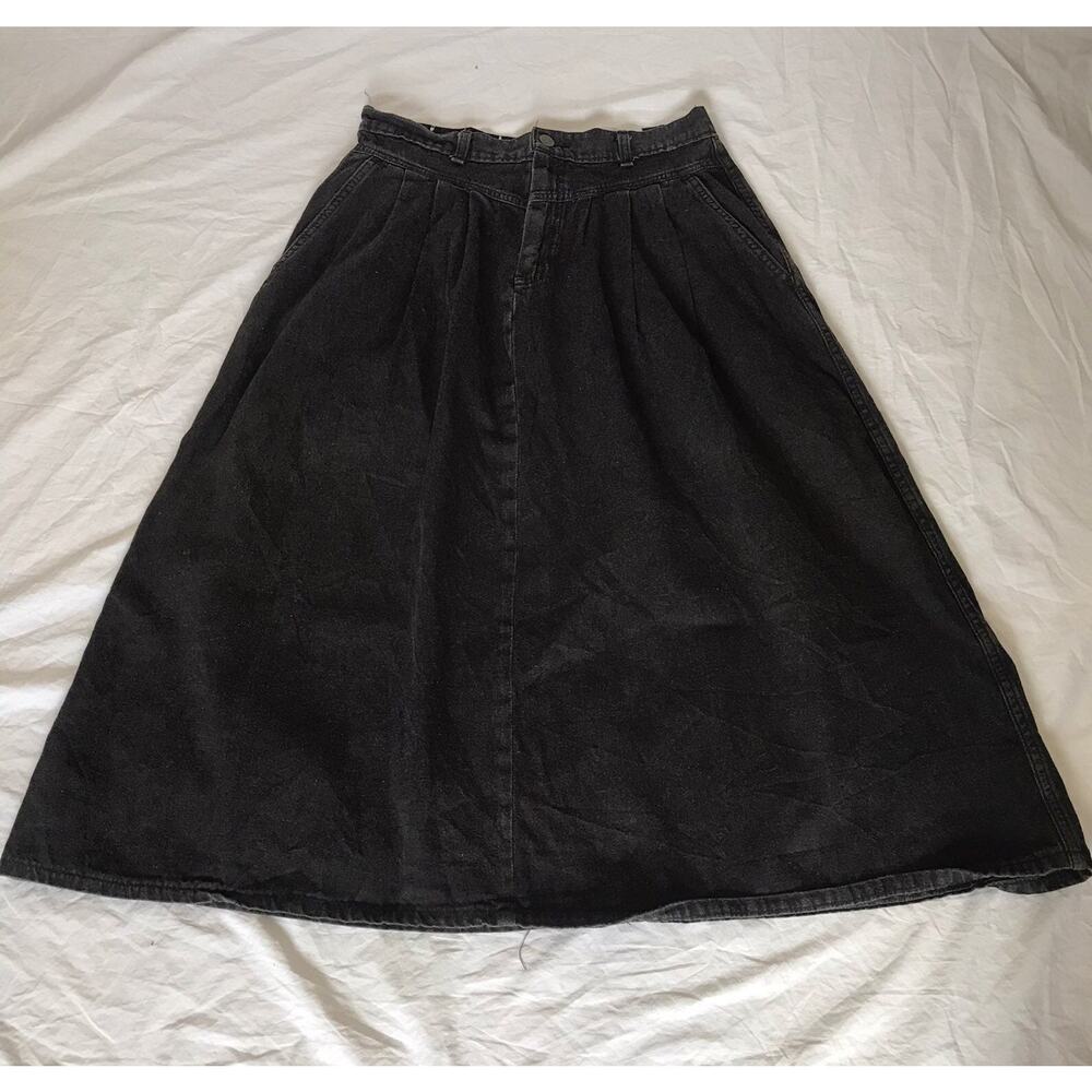 Vintage Weathered blues black skirt‎